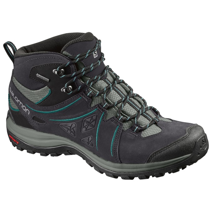 SALOMON ELLIPSE 2 MID LTR GTX® W Philippines - Women's Hiking Shoes - Black | 948061-TQZ